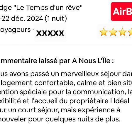 Lodge "Le Temps D'Un Reve" Saint-Francois  Dış mekan fotoğraf